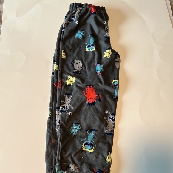 Serious Bedhead! Monsters Kids pajamas warm long sleeve 4T - Picture 2 of 7